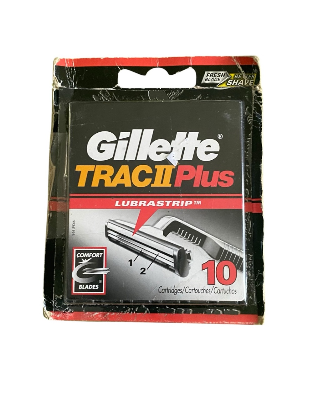 Vintage Gillette Trac II Plus Razor Blade Refills 10 Count